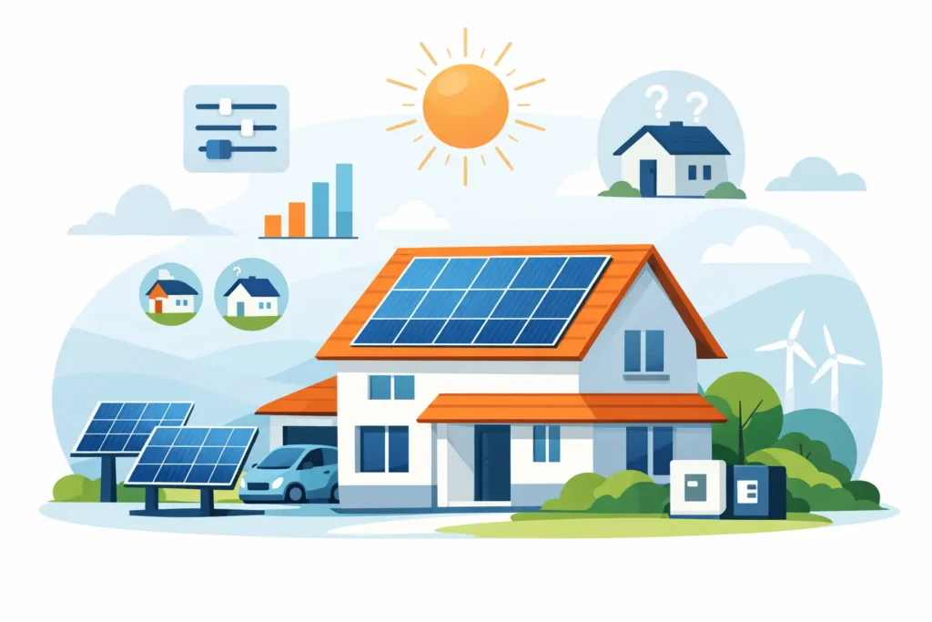 Combien de panneaux solaires pour une maison ?