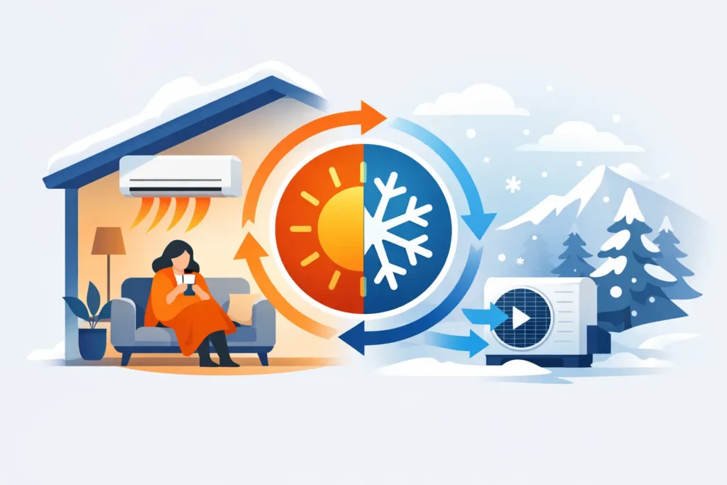 Consommation climatisation réversible hiver