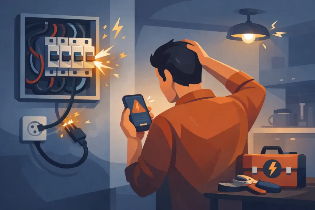 Dépannage électrique urgence maison: que faire ?