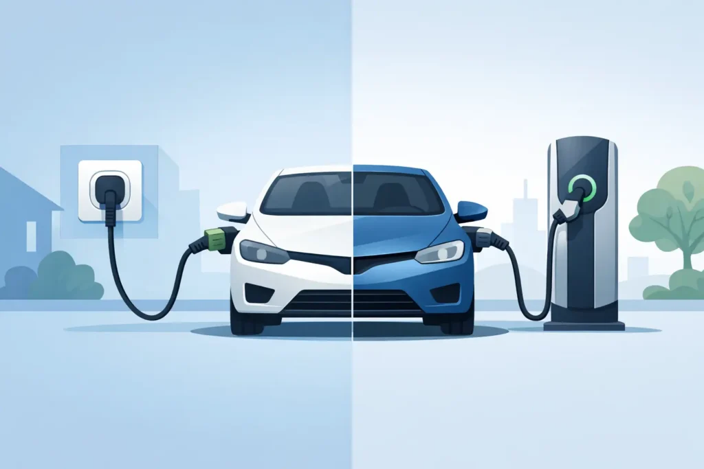 Prise renforcée ou borne recharge ?