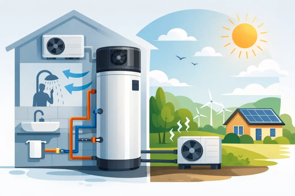 Comment fonctionne un chauffe-eau thermodynamique ?